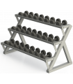 Rack horizontal mancuernas Modelo DAGI08