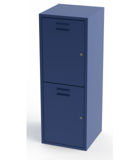 Locker Metalico de 2 Puertas Modelo LK02-1