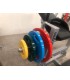 Disco olímpico en acero sólido y forro plastificado 20 KG  DGYM20