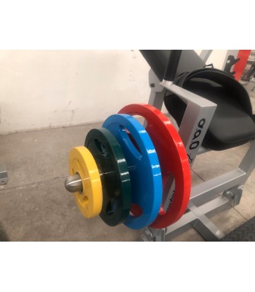 Disco olímpico en acero sólido y forro plastificado 20 KG  DGYM20