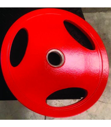 Disco olímpico en acero sólido y forro plastificado 20 KG  DGYM20