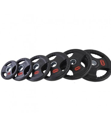 Par De Discos Para Barra Olímpica Plastificados 5kg (11.02)