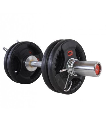 Par De Discos Para Barra Olímpica Plastificados 20kg (44.09)