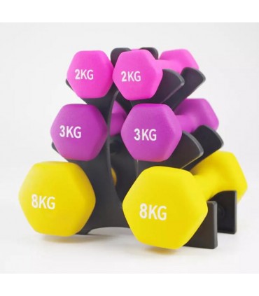 Par De Mancuerna Pesa  8kg (17.63lb) Neopreno Fitness D'a0