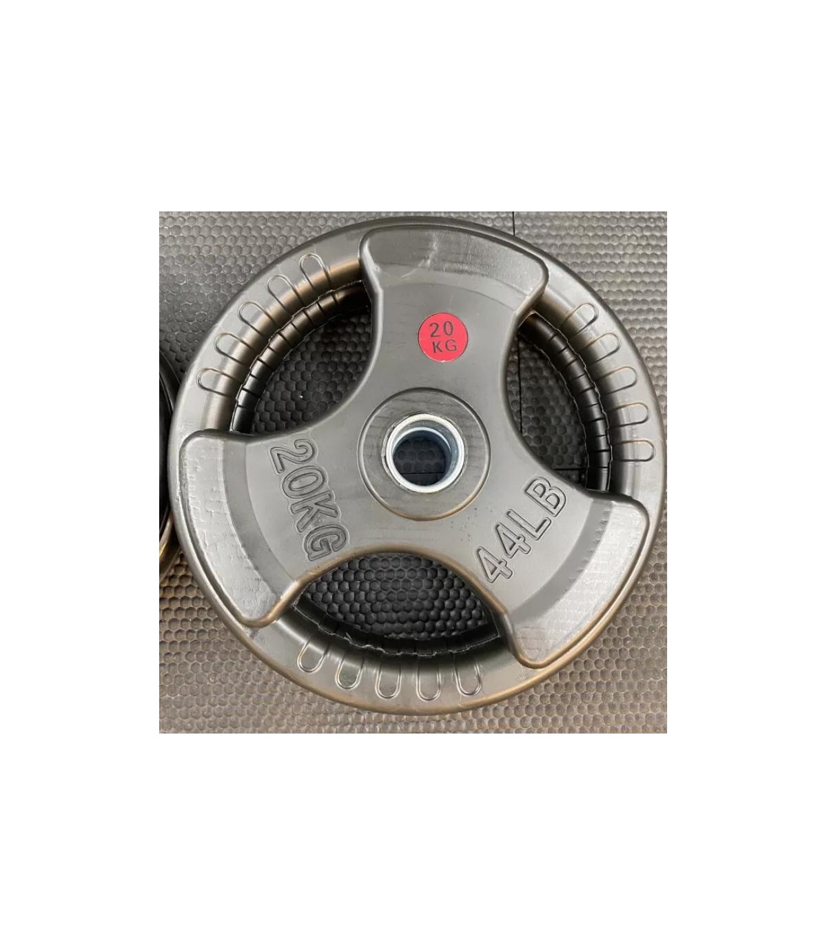 Par De Discos Para Barra Olímpica Plastificados 25kg (55.11 lbs)