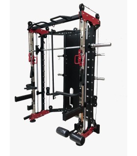 Rack Multifuncional con Smith Con Peso Integrado Modelo DACAR08