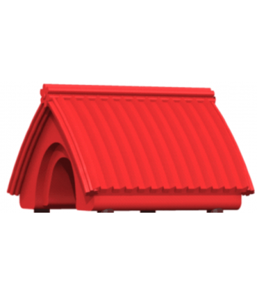 Techo de tejas modelo TE02