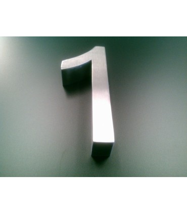 Números y Letras en Inoxidable 3D