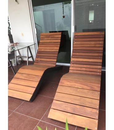 Camastros en Madera y Acero